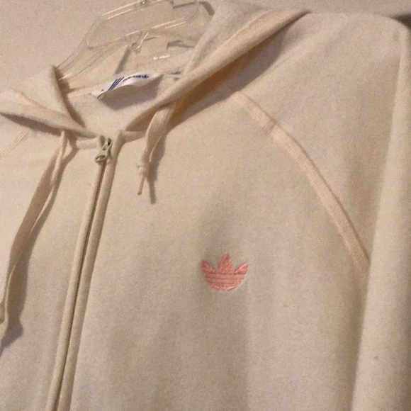 Cream ADIDAS Hooded jacket - Picture 3 of 3